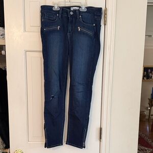 PAIGE Dark Blue Skinny Jeans